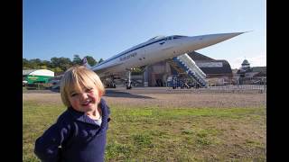 Photo opportunities, on a family day out at Brooklands