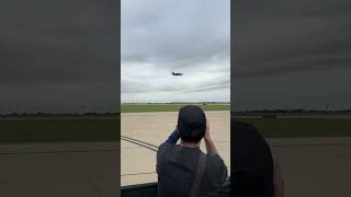 Lockheed Martin F-35B Hovering above Runway 15R at the 2024 Great Texas Airshow