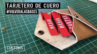 Tarjetero de cuero | #volveralasbaseschallenge | CUSTOMS