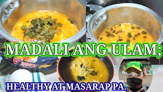 MADALI ANG ULAM; HOW TO COOK HEALTHY NOODLES WITH A TWIST