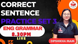 Eng Grammar| Correct sentences| Dipshikha Mam| Exam Crackers Assam