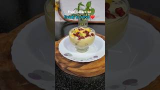 fruit custard yummy dessert 🍨 #fruitcustard#viral  #custurdrecipe#ytshorts #homerecipesbyseema