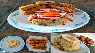 How to Make Special Fried Rice with Crispy Spam & Sausage Fries | Better than Take Out