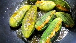 Masala Bharay Kareely |Stuffed Kareela Recipe |Stuffed Bitter Gourd by Food World |Urdu Hindi |