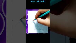 How to draw a floral pattern easily using a square| easy drawing| #shorts