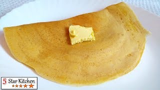 क्रिस्पी आटे का डोसा - Atta Dosa Recipe - Wheat Flour Dosa - How to make perfect Atta Dosa