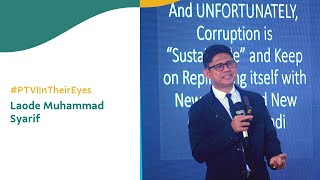 #PTVIInTheirEyes Laode Muhammad Syarif