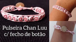 Pulseira Chan Luu com fecho de botão @Micangasbyjanaina @acs27567