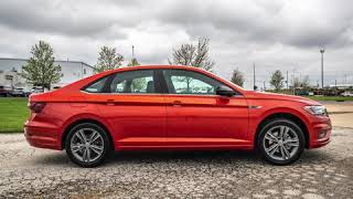 2019 Habanero Orange Volkswagen Jetta R-Line Sedan