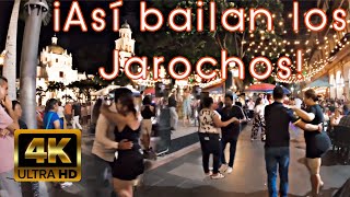 veracruz de noche - centro historico de veracruz - zocalo [4K] - en veracruz asi se baila!!