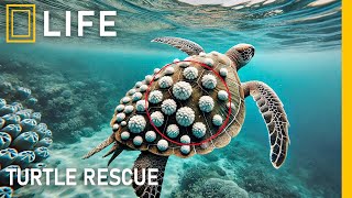 Rescuing Sea Turtles from Barnacles: Life-Saving Moments | Animal Rescue Compilation