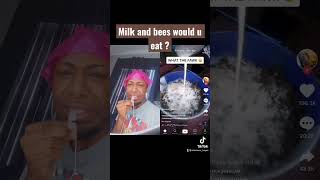 Bee’s and Milk *gone wrong* Royal Jelly #shorts #viral #bees #trending #roadto2k #milk #blowup