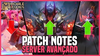 BUFF DYRROTH, BUFF AULUS, NERF CICI E MAIS... | PATCH NOTES SA | MLBB