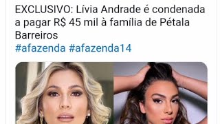 Exclusivo! Lívia Andrade Perde Ação Contra Pétala Barreiros!#famosos #news #viral #noticias