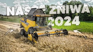 🇵🇱ŻNIWA 2024 u NAS! ☆ 7T/HA PSZENŻYTA ☆ NEW HOLLAND CX5.80 VS 2X URSUS & KRONE ☆ AW ™