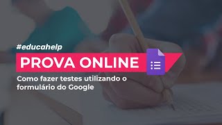 Aplicando testes em alunos usando o Google Forms