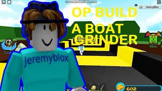 How I set up my build a boat farm