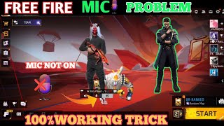 How To Fix Mic Problem In Free Fire Max | Free Fire Mic Not Showing Problem | Free Fire Mic Not On