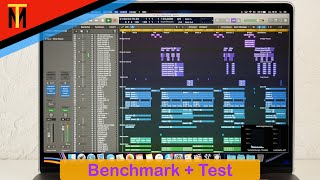 MacBook Pro 16" Logic Pro X Benchmark + kurzer Demo-Song Test