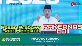 LDII TV Blora|Pesan Prabowo Saat Mengikuti Rakernas LDII