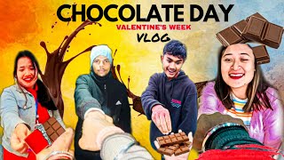 Chocolate Day❤️| Distributing chocolates to friends 🤗|FEAT -  @mrrbrvlogs2001