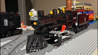 Lego 2-8-0 with functional value gear