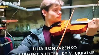 Concert for Ukraine Illia Bondarenko Violinist Kyiv