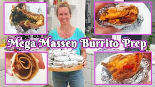 Mega Massen Prep Breakfast Burritos