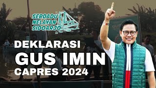 Serdadu Nelayan Sidoarjo Deklarasi Dukung Muhaimin Iskandar Presiden 2024