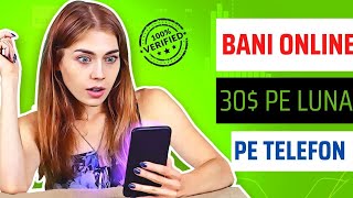 Cum sa faci BANI ONLINE cu TELEFONUL MOBIL (20$ IN VENIT PASIV)