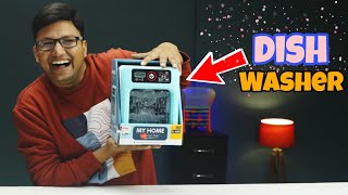 Dish Washer Play Set - Pretend Play Toys for kids - Unboxing and Review Peephole View Toys