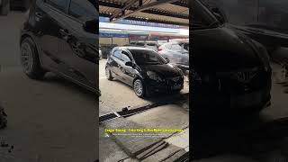 Honda brio Pakai Velg R15 Lebar 7 Depan, 8 Belakang #hondabrio #velghondabrio