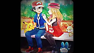 Ash X Serena edit - Ash X Serena love story 💕 - Ash X Serena 🥰 - #ashxserena#pokemonxy#viralshort