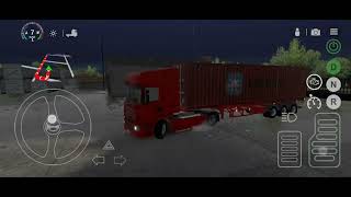 universal truck simulator : pengiriman cargo melewati sungai di ebersberg - android gameplay