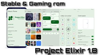 Project Elixir 1.8 - A Stable Gaming Rom for Phones