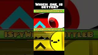 Which one is better? #geometrydash #song #ispywithmylittleeye @Mulpan #gaming #gd #bike