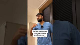 Pflege - Rauchen #arzt #krankenhaus #krankenpflege #krankenschwester #medizin #pflege #pfleger