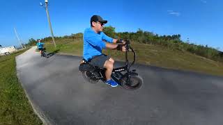 HeyBike Trail 🚲- Conservation Levee Greenway #heybike #Insta360OneRS | 4K