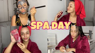 SPA DAY DA VIDA REAL: cuidando da pele, cabelo e unhas 😍 | Gabi de Paula