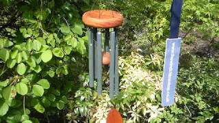 Festival 18" forest green wind chime