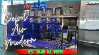 Jual Mesin Depot Air Isi Ulang Modern Mineral & RO