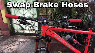 Shimano M365 Brake Installation | Swap Hydraulic Brake Hoses | Bike Maintenace