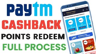 How to Redeem Paytm Cashback Points !! Paytm Cashback Points Redeem Process