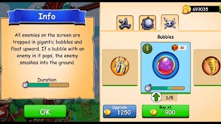 The Catapult 2 Secret level 13 and new Bubbles spells gameplay