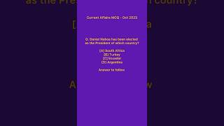 Daniel Noboa has been elected as the President of which country? #currentaffairs #upsc #ssc #bankpo