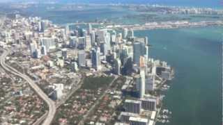 Flying over Miami on a Perfect Day