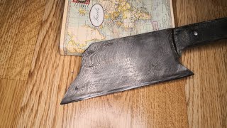 Dark Damascus Cleaver!