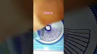 Simple Spirograph Design Geometric shapes #shorts #ytshorts #trending #spirograph #art #2024