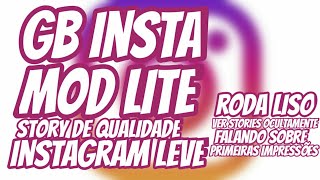 NOVO INSTAGRAM MOD LITE! SUPER LEVE!