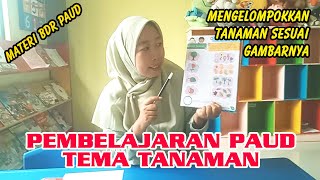 Video Pembelajaran Paud/TK Kelompok A Tema Tanaman | Mengelompokkan Tanaman Sesuai Gambarnya